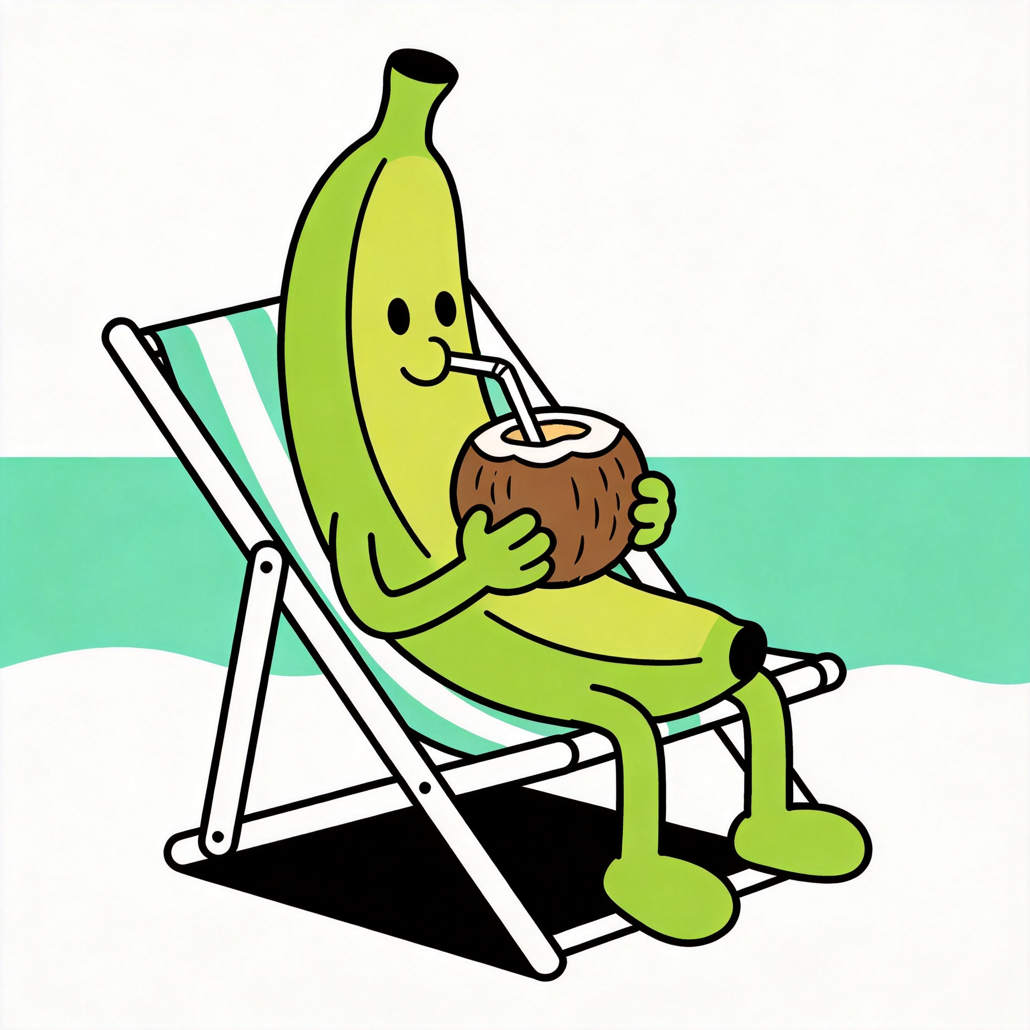 Banana on Beach